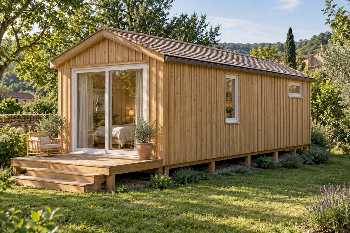 Propriété avec Fuste comprenant : 3 appartements - 2 chalets et 2 Tiny House - Photo 11 - Pressignac-Vicq