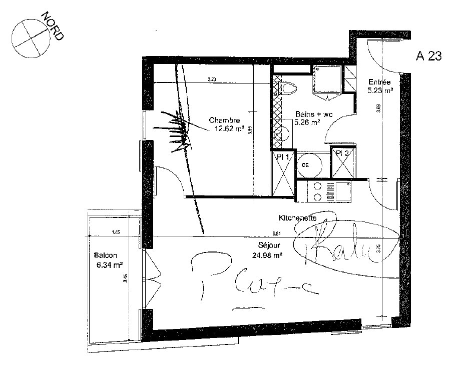 Appartement La Rochelle 2 pièces 48,6m² secteur Périgny Rompsay - Photo 12 - Périgny