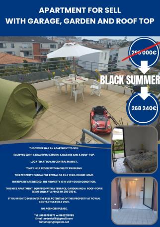 Appartement + jardin + garage + toit-terrasse à Royan - Photo 14 - Royan