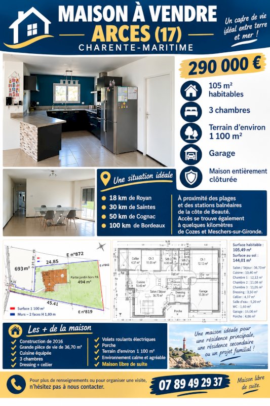 Maison - Photo 1 - Arces