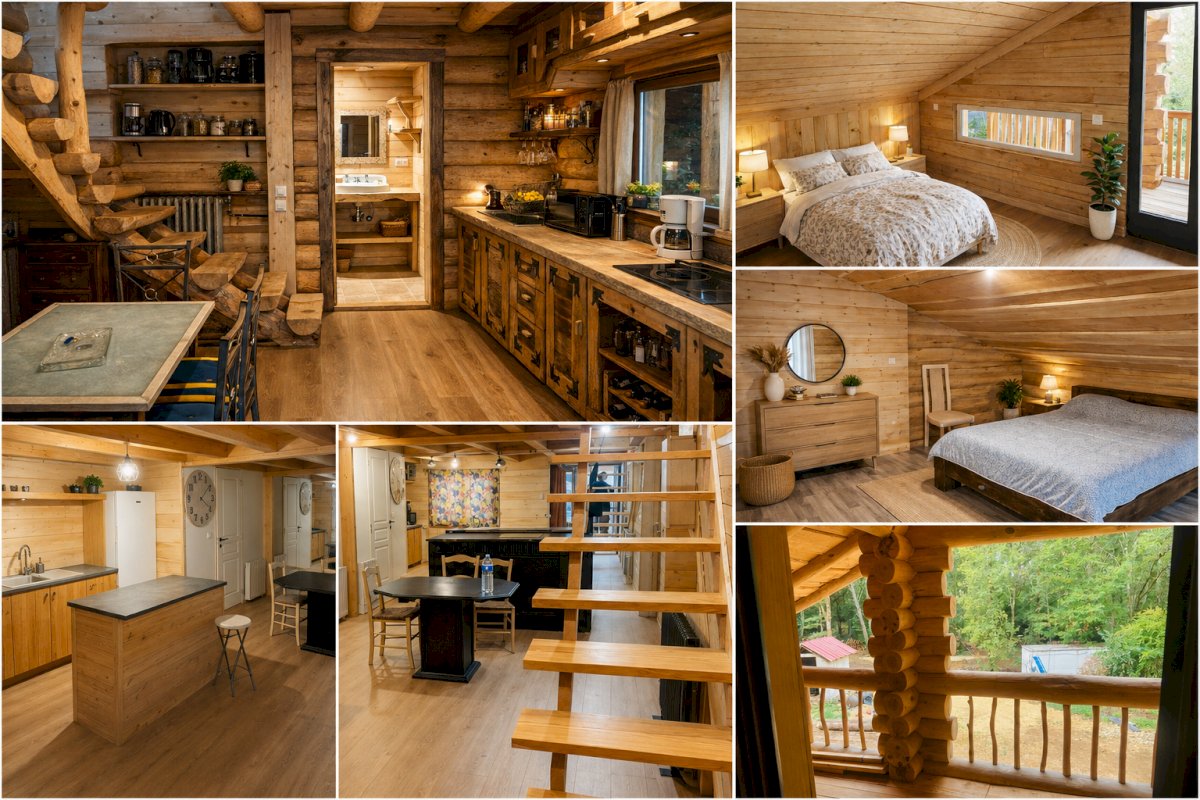 Propriété avec Fuste comprenant : 3 appartements - 2 chalets et 2 Tiny House - Photo 4 - Pressignac-Vicq