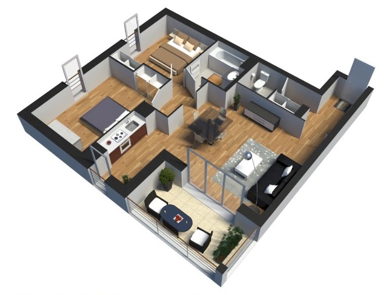 T3 lumineux 66 m² | Portes de Bayonne - Photo 5 - Tarnos