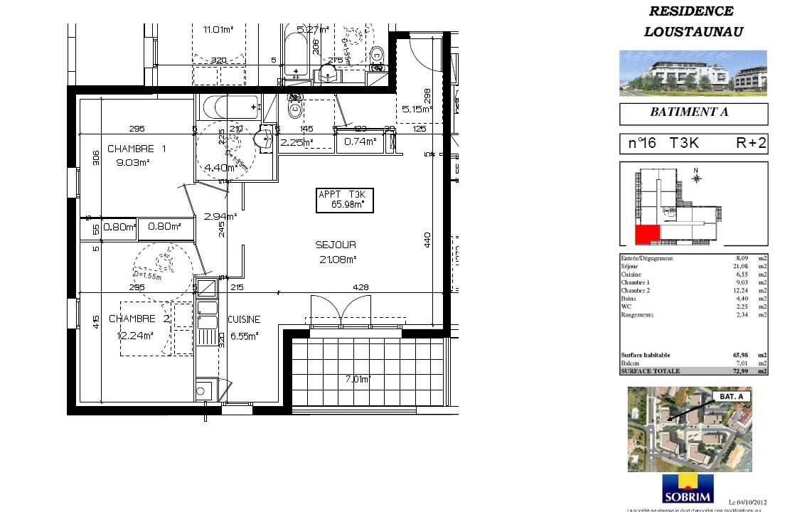T3 lumineux 66 m² | Portes de Bayonne - Photo 8 - Tarnos
