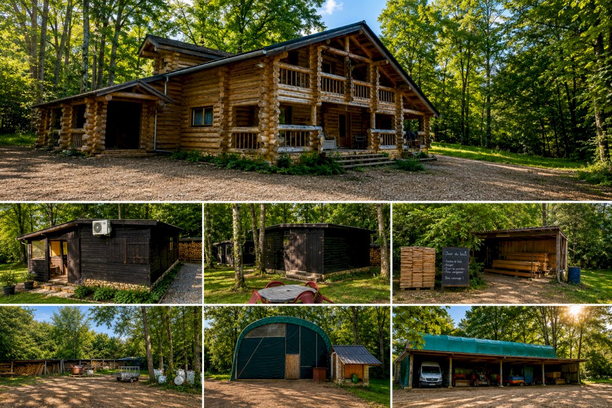 Propriété avec Fuste comprenant : 3 appartements - 2 chalets et 2 Tiny House - Photo 8 - Pressignac-Vicq